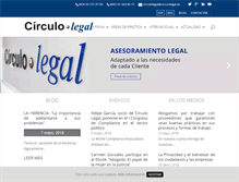 Tablet Screenshot of circulolegal.com